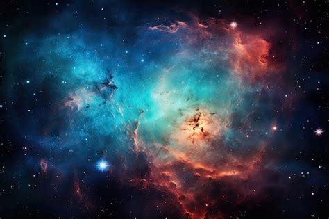 Premium AI Image Star Field In Space A Nebulae And A Gas Congestion A