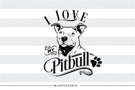 Pitbull Memorial SVG