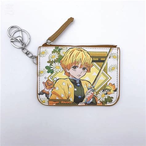 Demon Slayer Wallets Agatsuma Zenitsu Printed Purse Demon Slayer Store