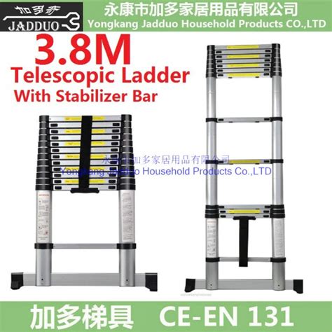 M Telescopic Ladder With Stabilizer Bars Yongkang Jadduo Household