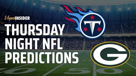 Thursday Night Football Predictions Week Nfl Picks Titans Vs