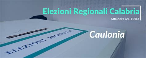 Regionali A Caulonia Affluenza Definitiva Al Ciavula