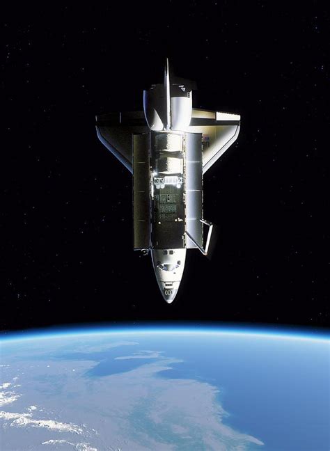 Space Shuttle Challenger Artwork Photograph By Detlev Van Ravenswaay