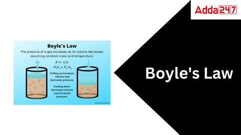 Boyle S Law Formula Derivation Examples In Physics