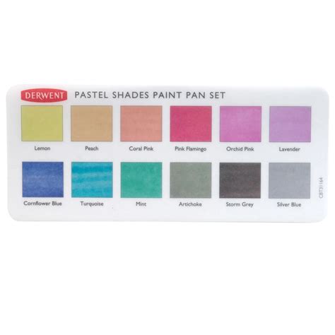 Farby Pastelowe Derwent Pastel Shades Paint Pan Set