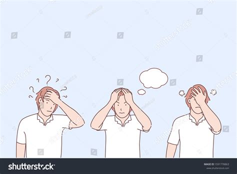 Problem Awareness Stages Not Finding Solution Stock Vector (Royalty ...