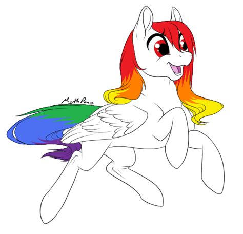 Safe Artist Mythpony Oc Oc Only Unnamed Oc Pegasus