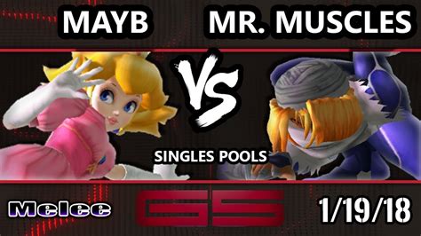 Genesis Ssbm Mayb Peach Vs Mr Muscles Sheik Smash Melee