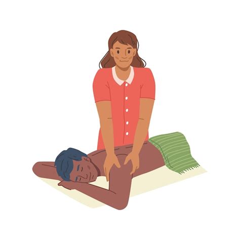 Back Massage Clipart