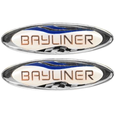 Bayliner Boat Raised Logo Decals 3 12 X 1 Inch Pair