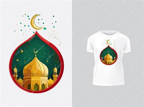 Premium Vector Vector Ramadan Kareem Lettering Style Tshirt Design