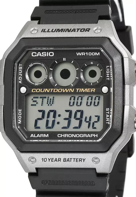 Buy Casio Digital Watch Ae Wh Avdf Online Zalora Philippines