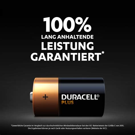 C Alkaline Batterien Duracell Plus Batterien