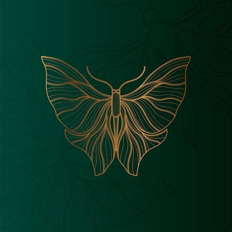 Premium Vector Art Nouveau Style Butterfly Basic Element 19201930