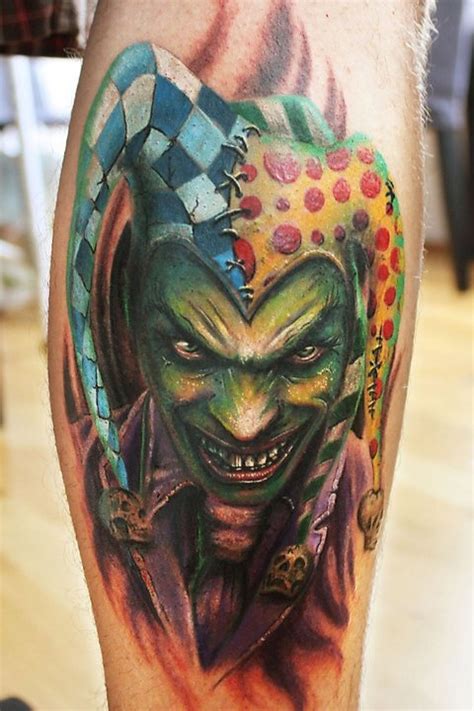 Maui Meherzi I Love Jesters And This Is A Good One Clown Tattoo