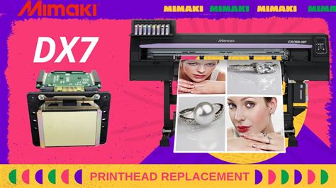 Mimaki Cjv Jv Printhead Replacement Dx Epson Replace Print