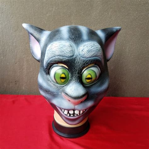 Latex Tom Rubber Animal Cat Mask For Halloween Party Tcartoon