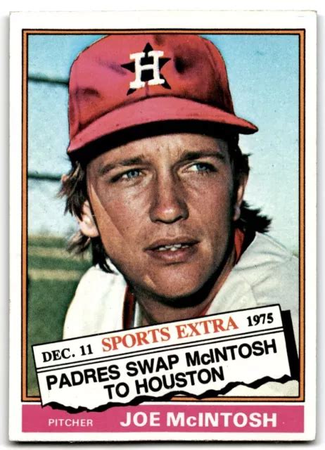 1976 TOPPS TRADED Joe McIntosh Houston Astros 497T EUR 2 99 PicClick FR