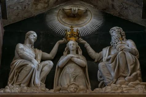 La Coronaci N De La Virgen Mar A Por Jes S Dios Y El Esp Ritu Santo