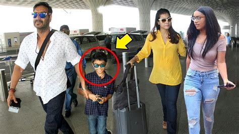 Ajay Devgn And Kajol With Son Yug Devgan And Daughter Nysa Devgan Spotted