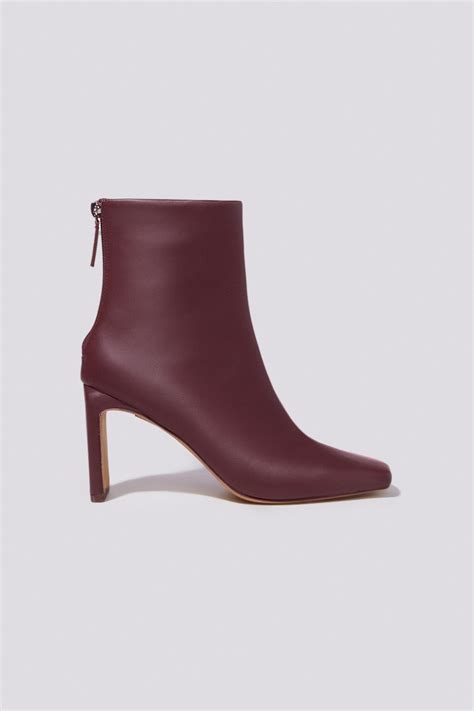 Kelsey Square Toe Heeled Boot Simkhai