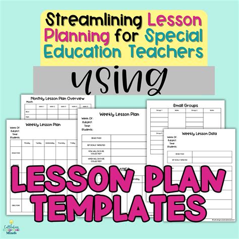 The Power Of Special Education Lesson Plan Template • Cultivating