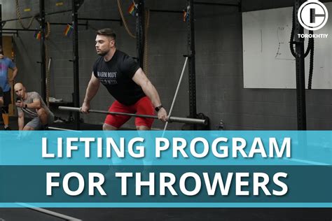 Strength Training For Throwers Detailed Program