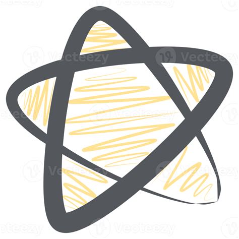 Hand Drawing Doodle Sketch Star Marks Line Png