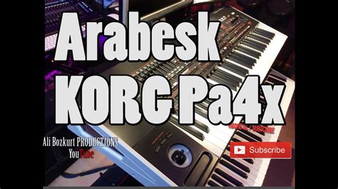 Arabesk Damar Korg Pa X Elektro Baglama Youtube