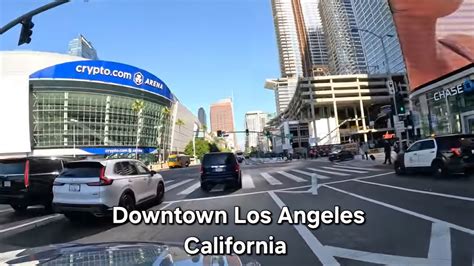 Driving Around Downtown Los Angeles California Driving Tour 4k