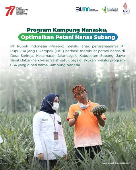 Pt Pupuk Indonesia On Twitter Sahabat Pupuk Program Kampung Nanasku