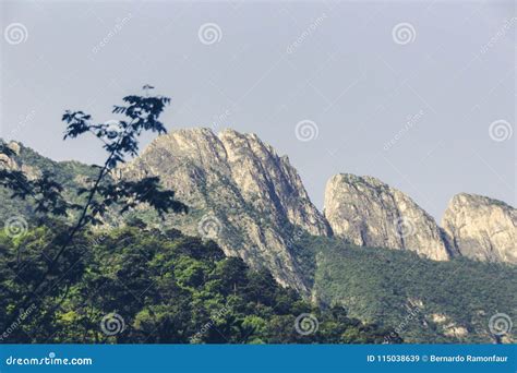 M Mountain In San Pedro Mexico Stock Image Image Of Rocks Monterrey