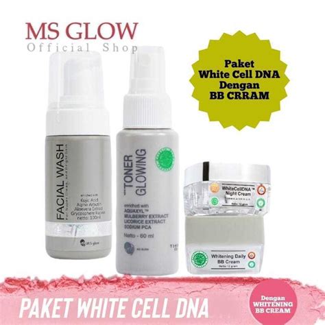 Jual MS GLOW PAKET WHITENING CELL DNA Di Seller Ms Glow Dunia Hayal39