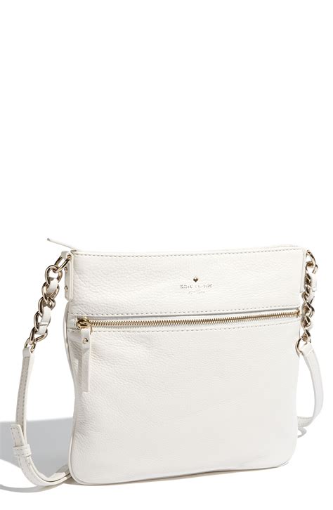 Kate Spade Cobble Hill Ellen Leather Crossbody Bag In White Lyst