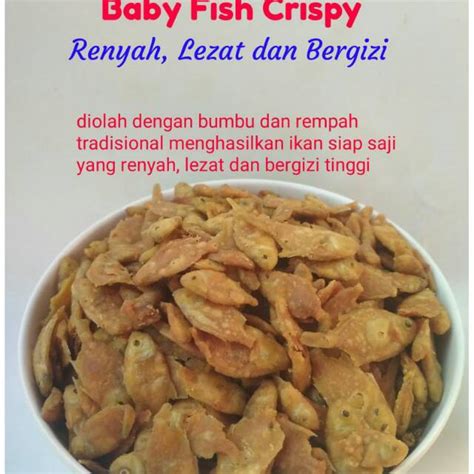 Jual Baby Fish Crispy Gr Kriuk Renyah Menu Makan Praktis Siap Saji