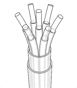 Sketsa Kabel Gambar PNG | File Vektor Dan PSD | Unduh Gratis Di Pngtree