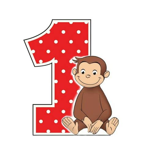 Jorge el curioso y número 1 Curious george cartoon Curious george