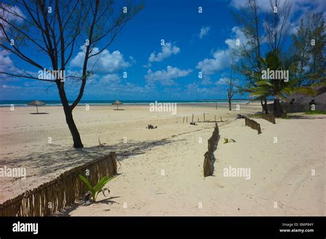 The beach of Pomene, Mozambique, Africa Stock Photo - Alamy