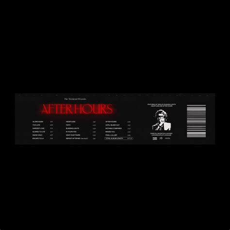 The Weeknd After Hours Concept Cover On Behance