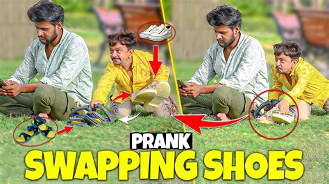 Swapping Shoes PRANK NewTalentOfficial YouTube