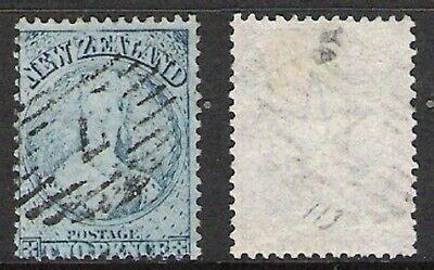 NEW ZEALAND 1864 FFQ CHALON 2d STAR WMK PERF 12 5 F SG 113 CP A2m