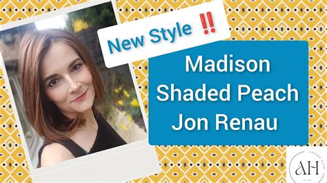 Madison Shaded Peach Jon Renau Wig Review Wigs Review Jonrenau