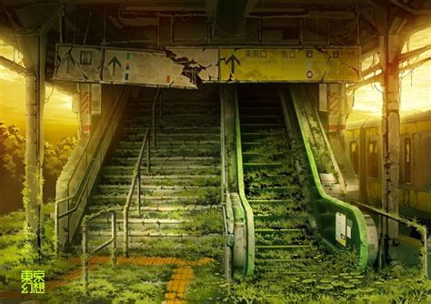 Stair Elevator Post Apocalyptic Apocalypse Aesthetic Abandoned City