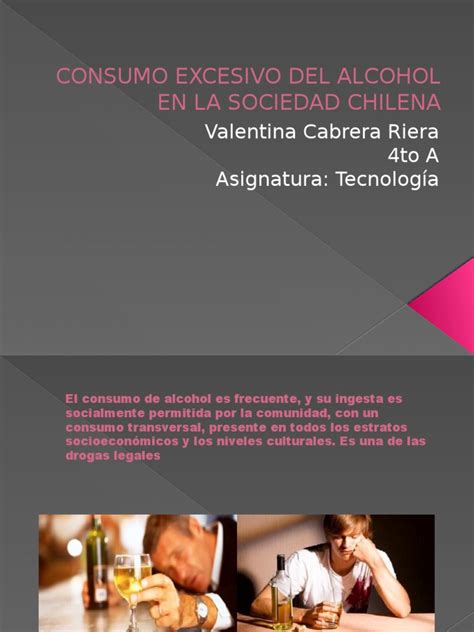 Pdf Consumo Excesivo Del Alcohol En La Sociedad Chilena Dokumentips