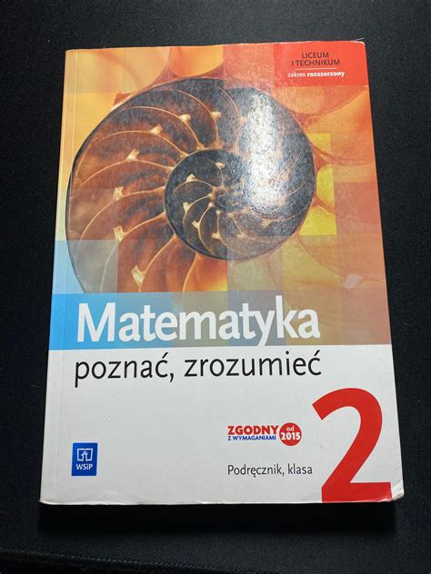 Matematyka Poznać zrozumieć Podręcznik Klasa 2 Konin OLX pl