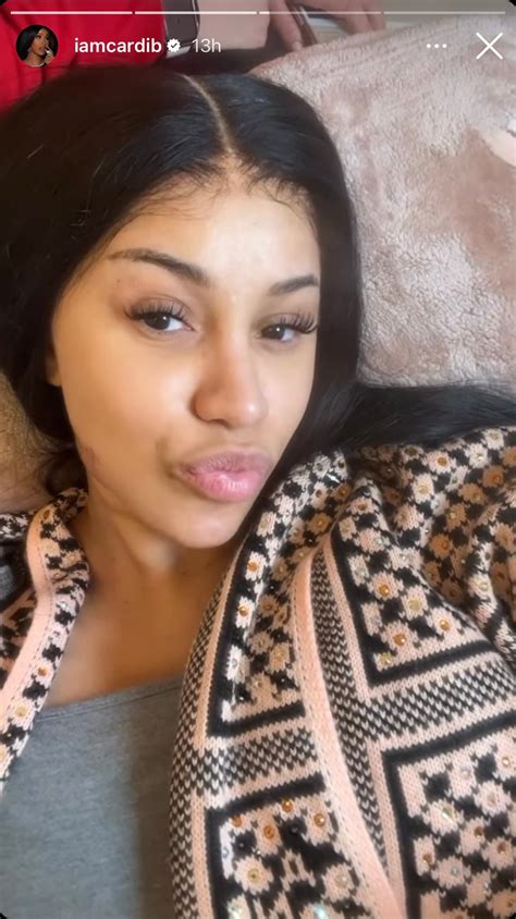 Cardi B Shared a New “No Makeup, No Filter” Video — See Photos | Allure