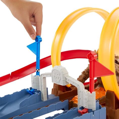 Hot Wheels Pista Personagem Mario Kart Castelo Caos Bowser Auge App Representações