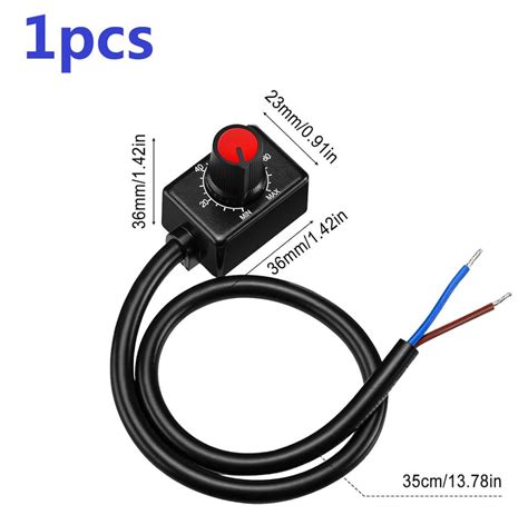 Pcs Dc V Led Dimmer Mini Controller Rotary Switch Pwm Dimming