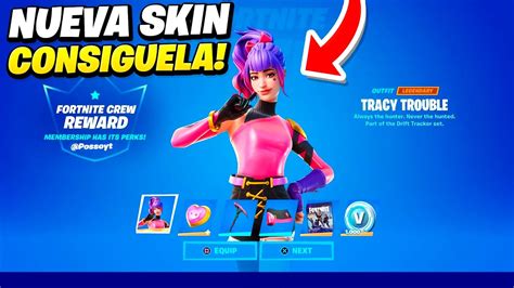 Como Conseguir Gratis La Nueva Skin De Tracy Trouble En Fortnite