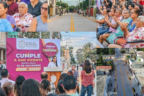 Entrega Mirtha Villalvazo La Nueva Calle De Noviembre En San Vicente